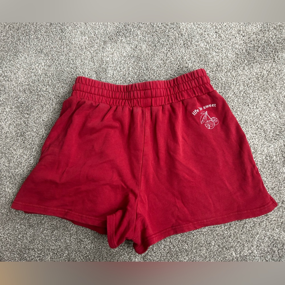 Balance Athletica Sweat Shorts Women's Small Red